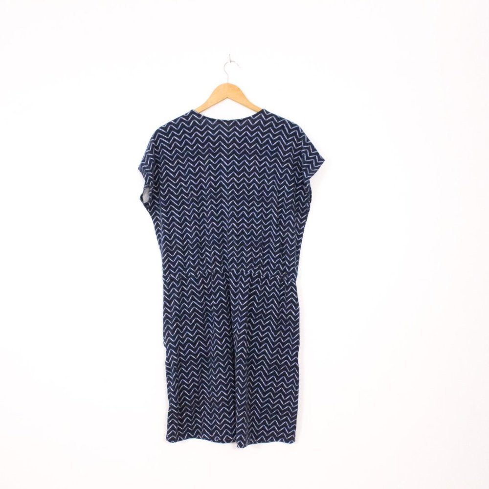 *Denver Hayes Blue Zig Zag Aztek Dress - Picture 5 of 5